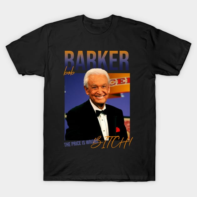 Bob Barker funny vintage style T-Shirt by Dami BlackTint